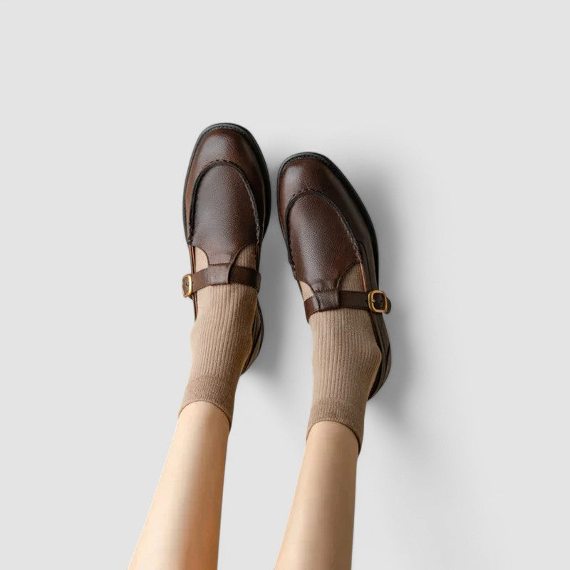 Carla | Square-Toe Mary Jane Shoes