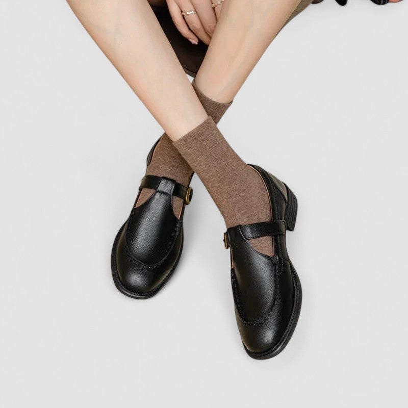 Carla | Square-Toe Mary Jane Shoes