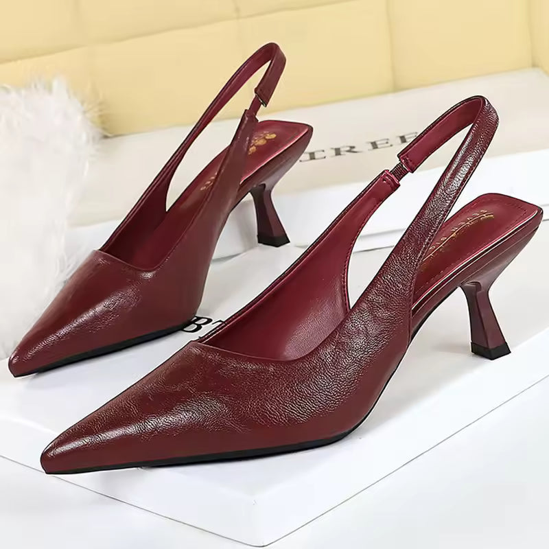 Jacqueline | Pointed-Toe Slingbacks