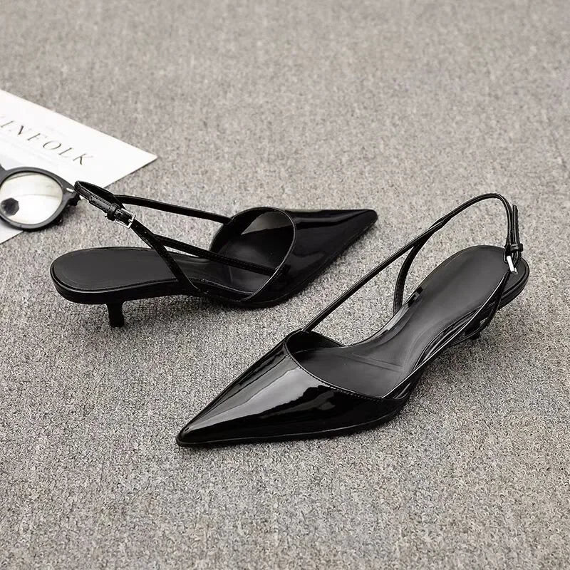 Naomi | Slingback Low Heels