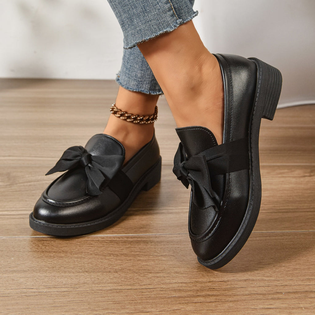 Wilda | Bow Loafers