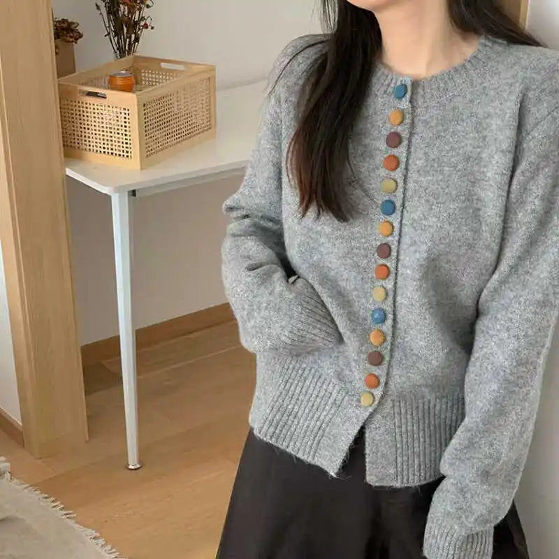 Harriet | Button Knit Cardigan