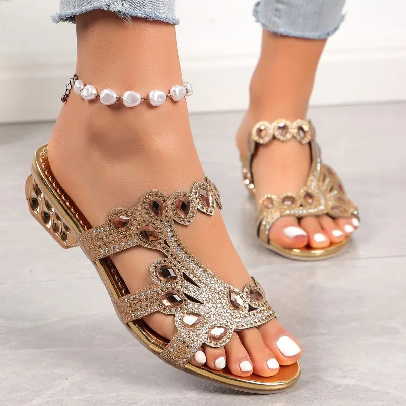 Genevieve | Embellished Evening Sandals