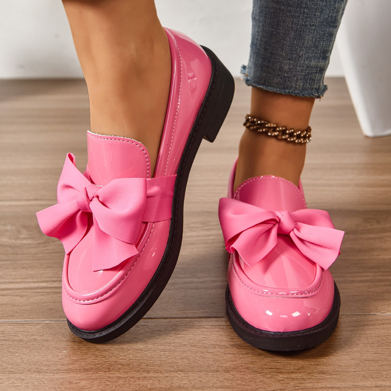 Wilda | Bow Loafers