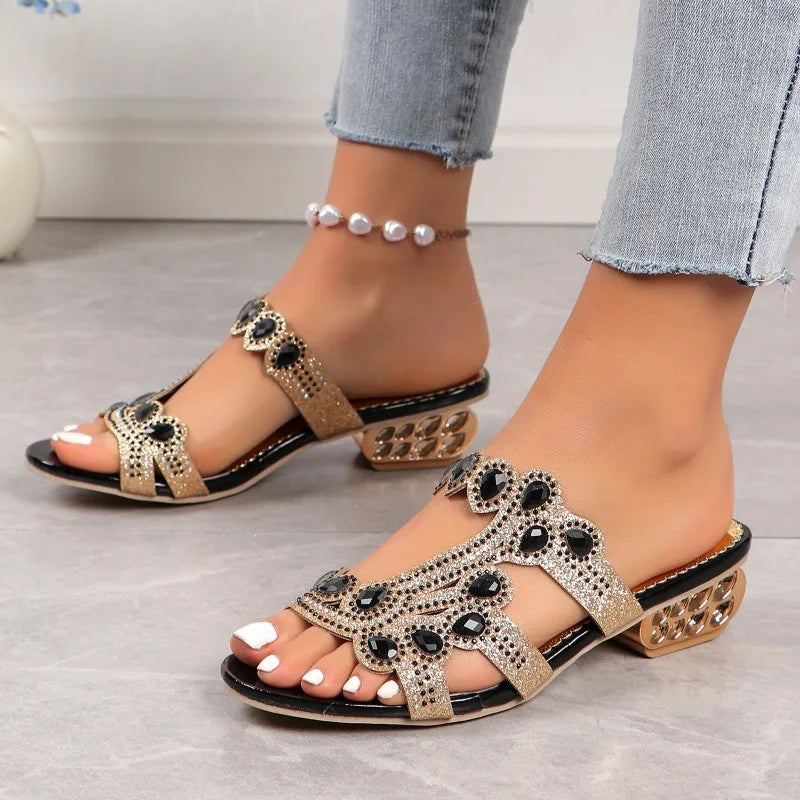 Genevieve | Embellished Evening Sandals