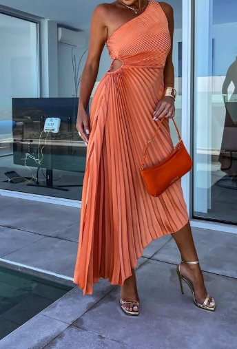 Bridget | One-Shoulder Cocktail Dress