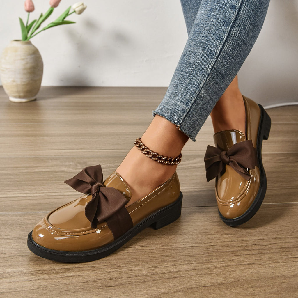 Wilda | Bow Loafers