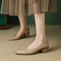 Cora | Pointed-Toe Block Heel Pumps