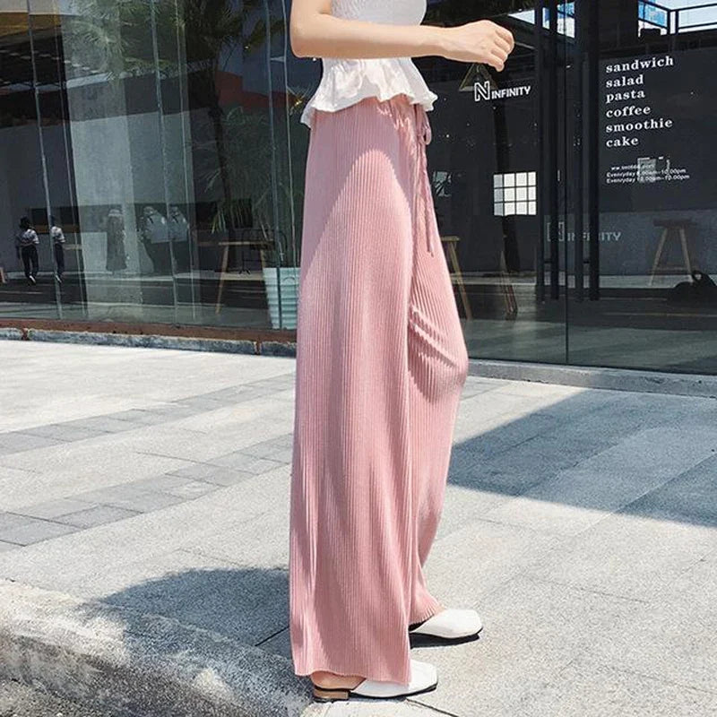 Margaux | Pleated Wide-Leg Trousers