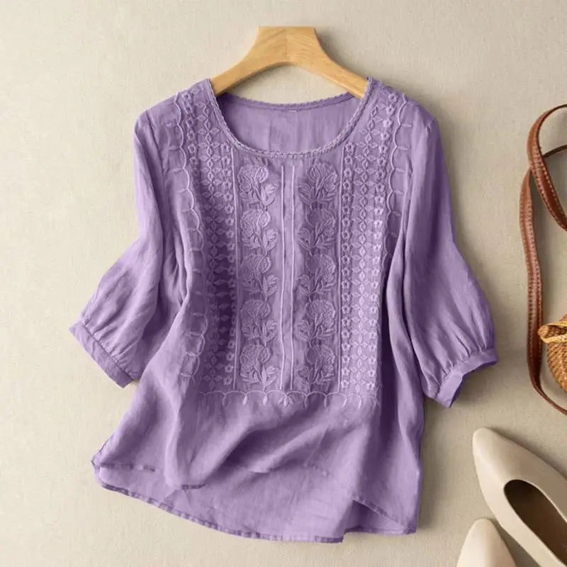 Penelope | Embroidered Blouse