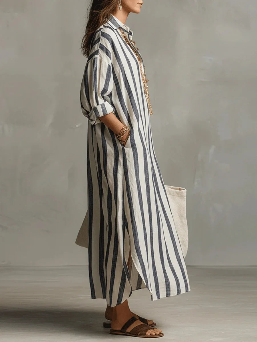 Pepa | Long Shirt Dress
