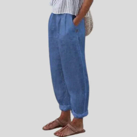 Emilia | Linen-Cotton Trousers