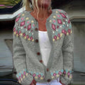 Rowena | Patterned Knit Cardigan
