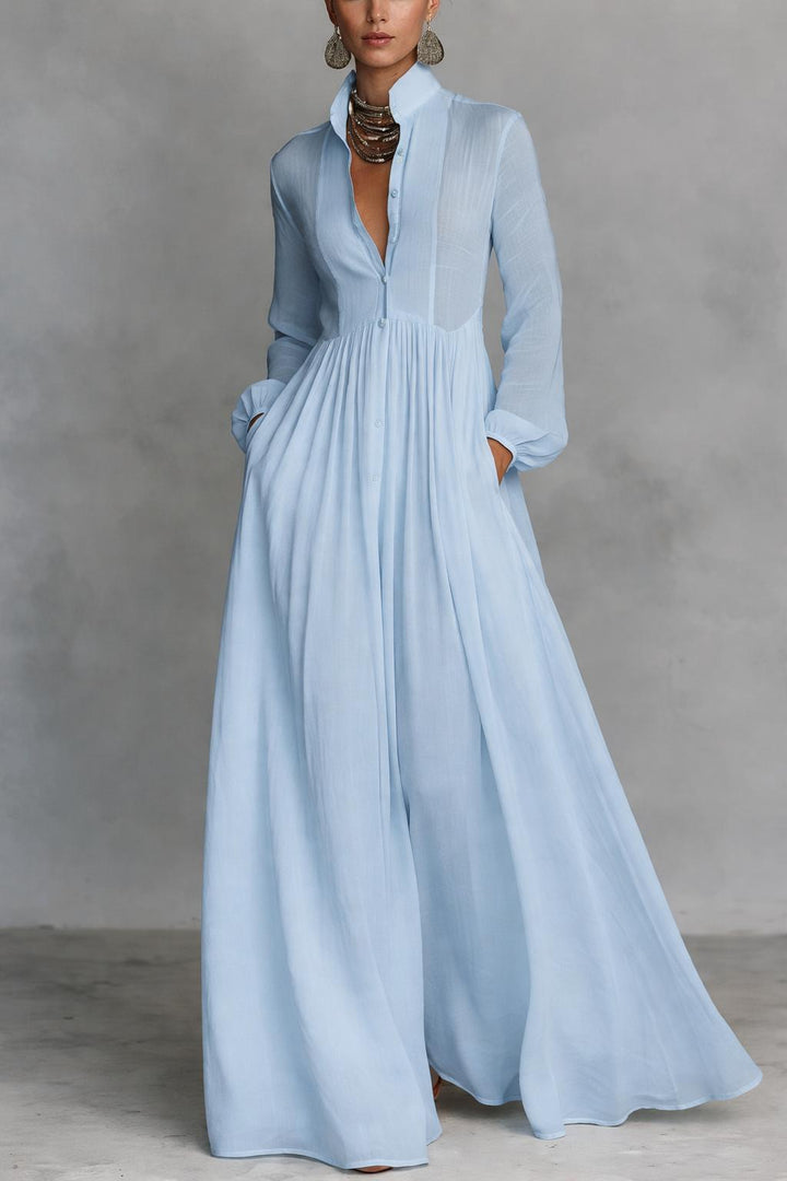 Serena | Long-Sleeve Maxi Dress
