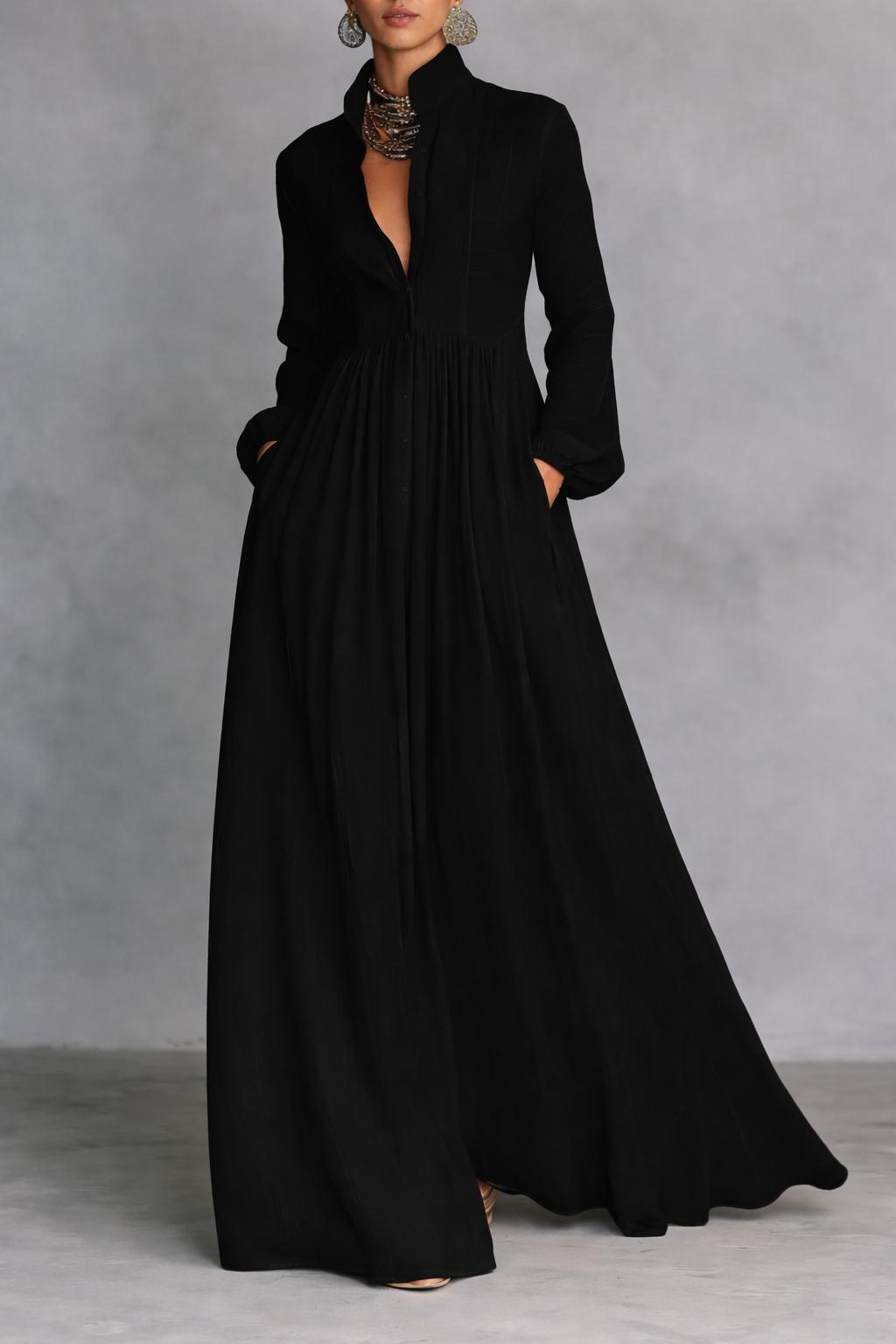 Serena | Long-Sleeve Maxi Dress