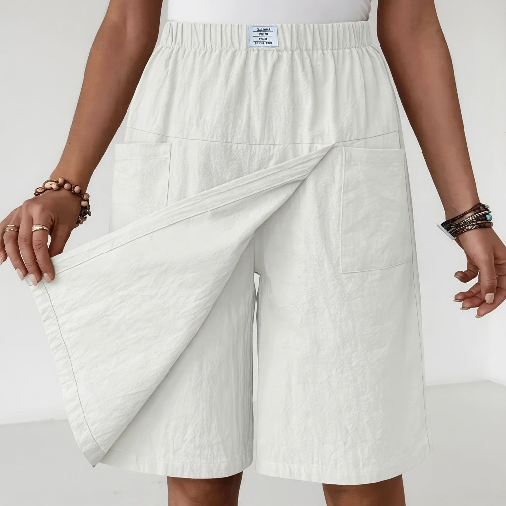 Tina | Wrap-Front Shorts