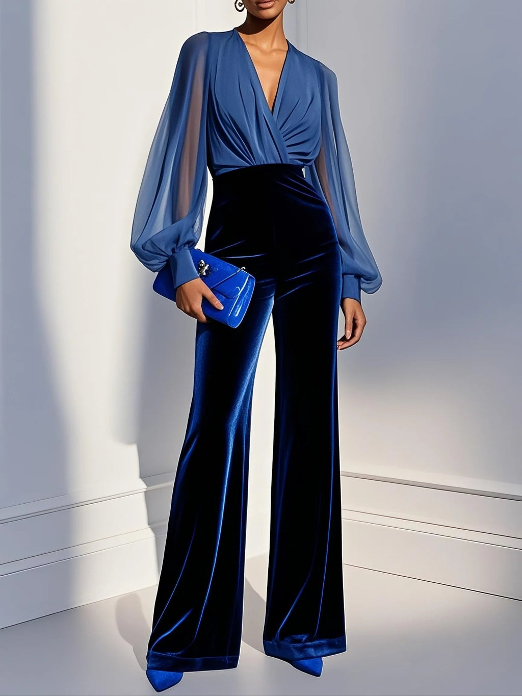 Celeste | V-Neck Jumpsuit