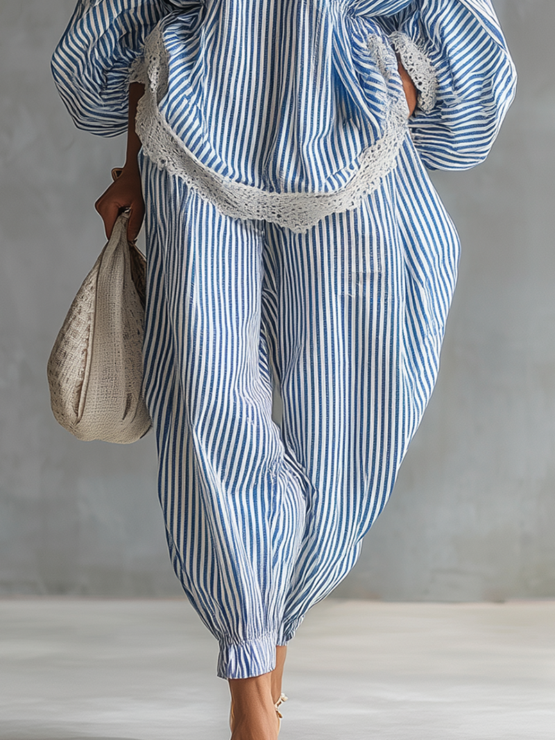 Gwendolyn | Striped Two-Piece Set