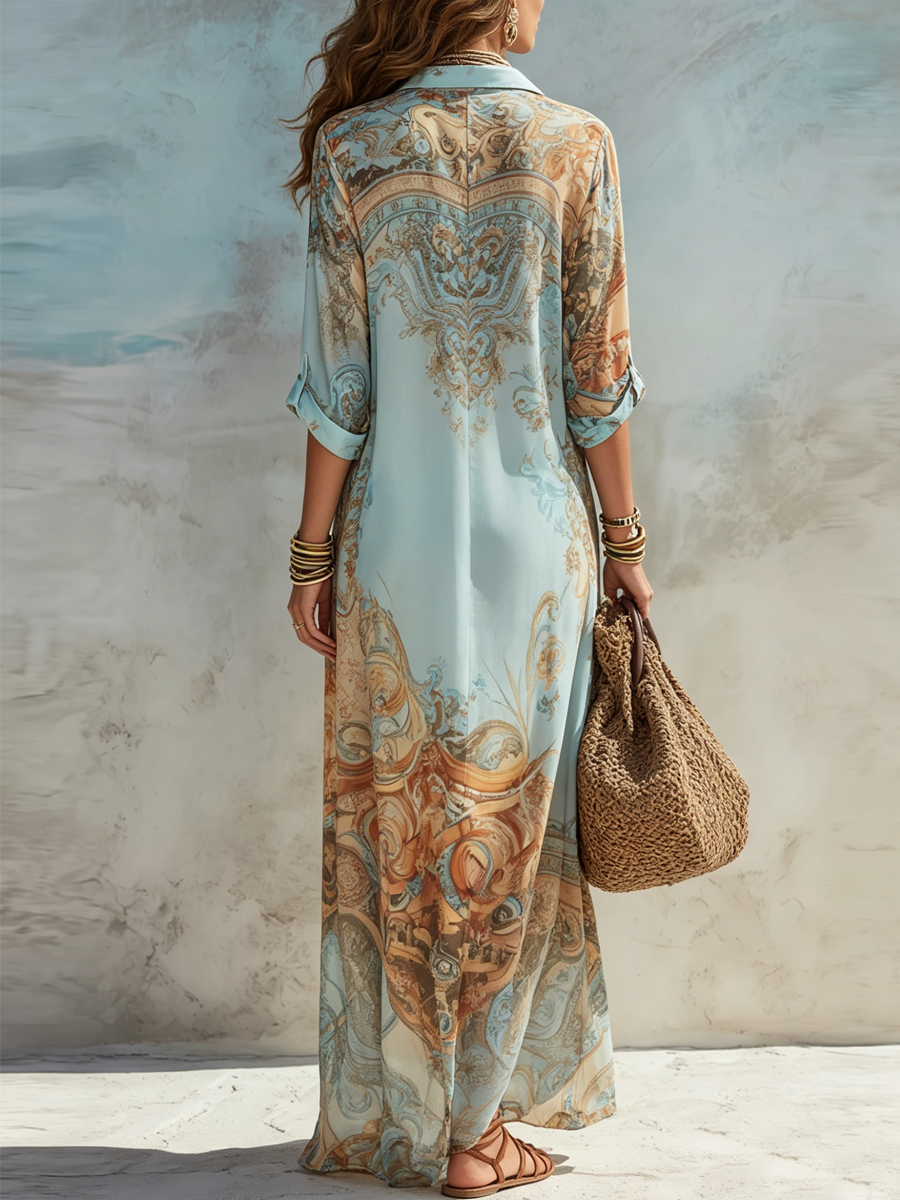 Gloria | Paisley Maxi Dress