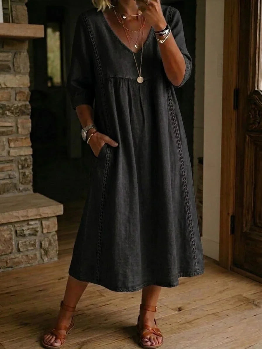 Rowena | Relaxed Midi Dress