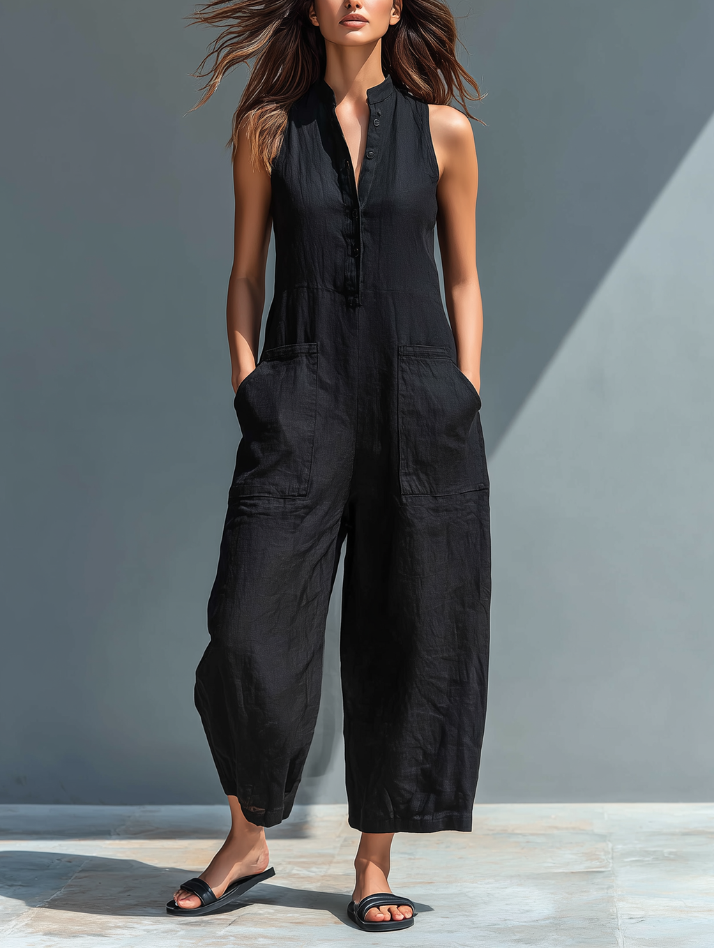 Simone | Sleeveless Jumpsuit