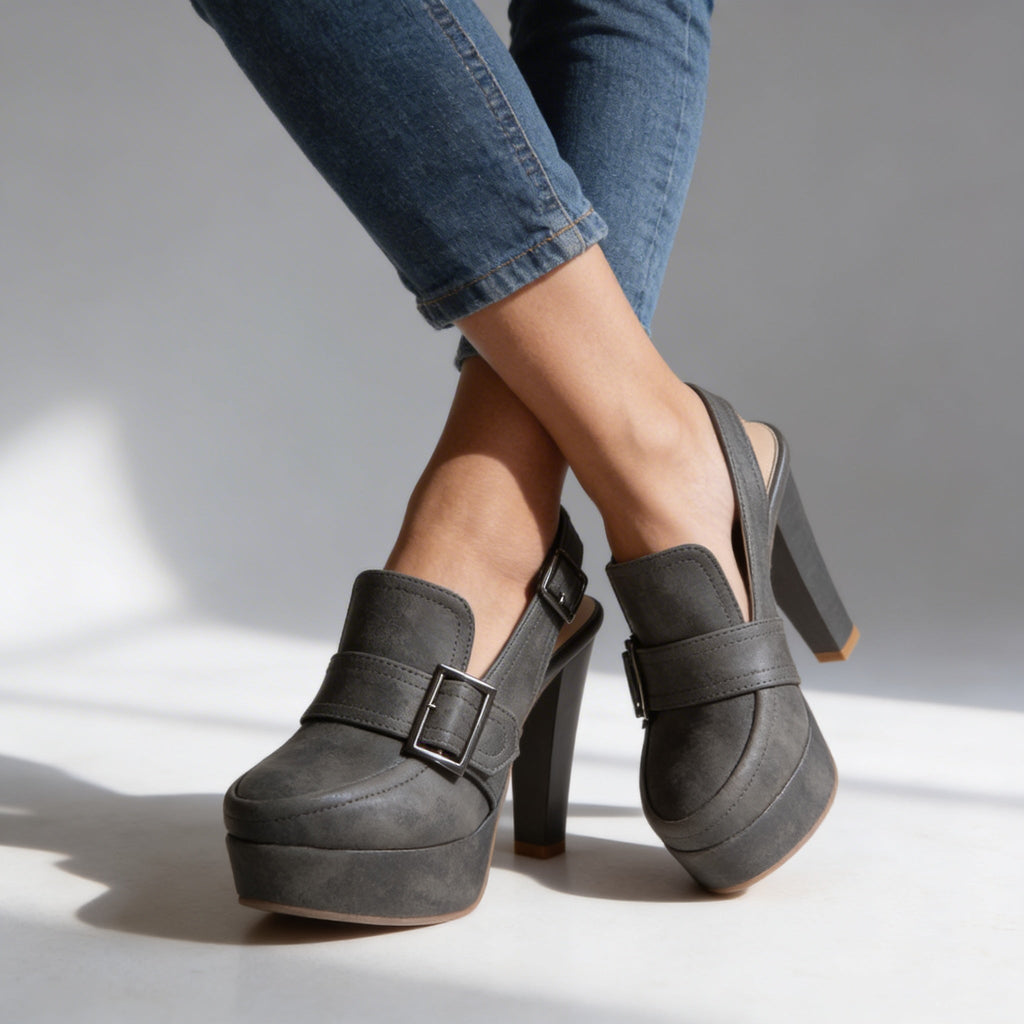 Felicity | Platform Slingback Block Heel