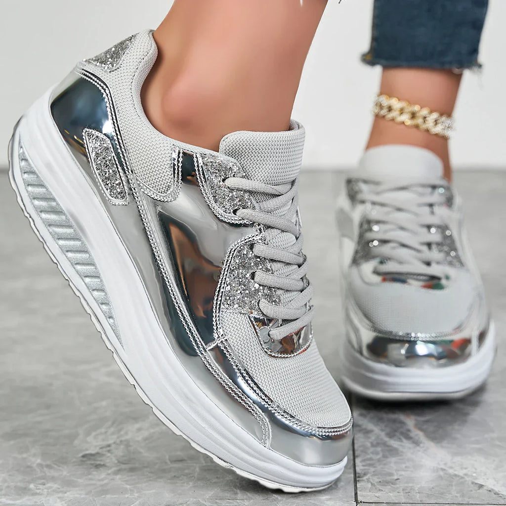 Aurelia | Sparkle Platform Trainers