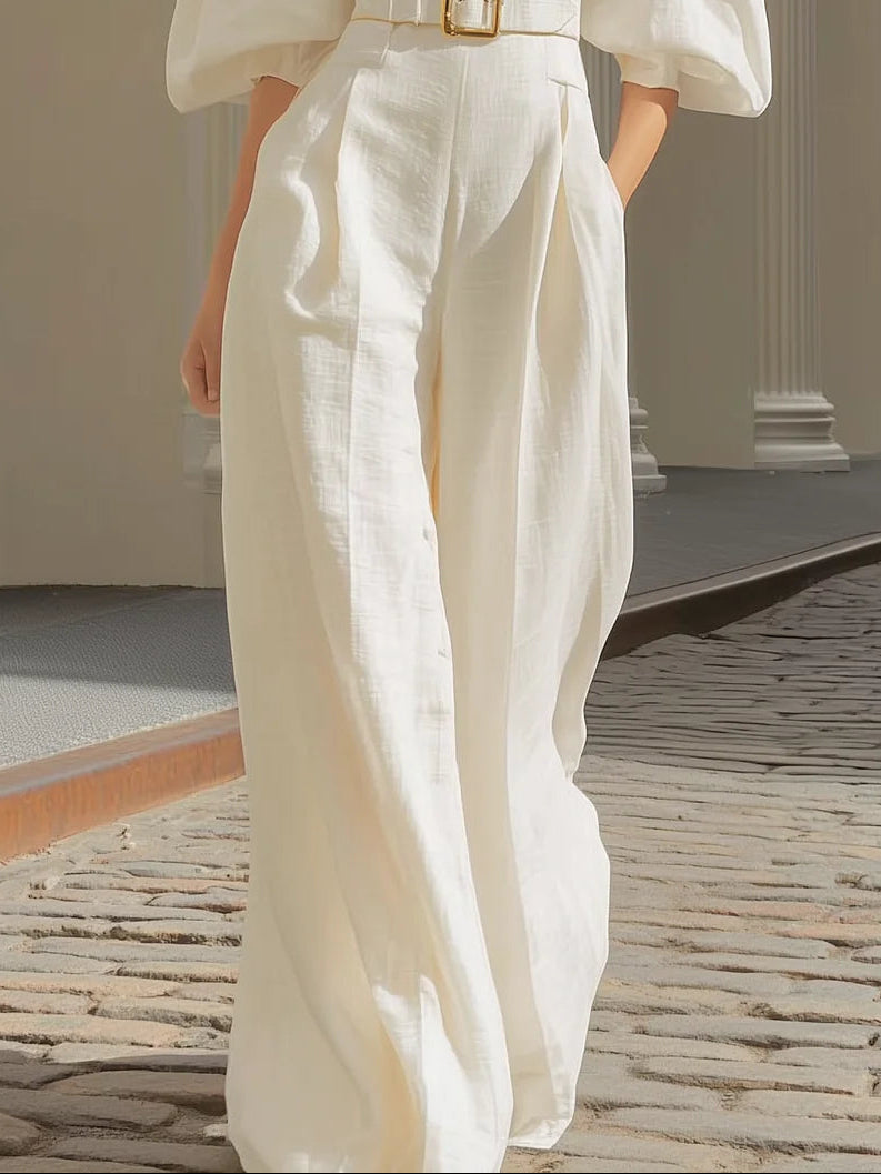 Guinevere | Lantern Sleeve Jumpsuit