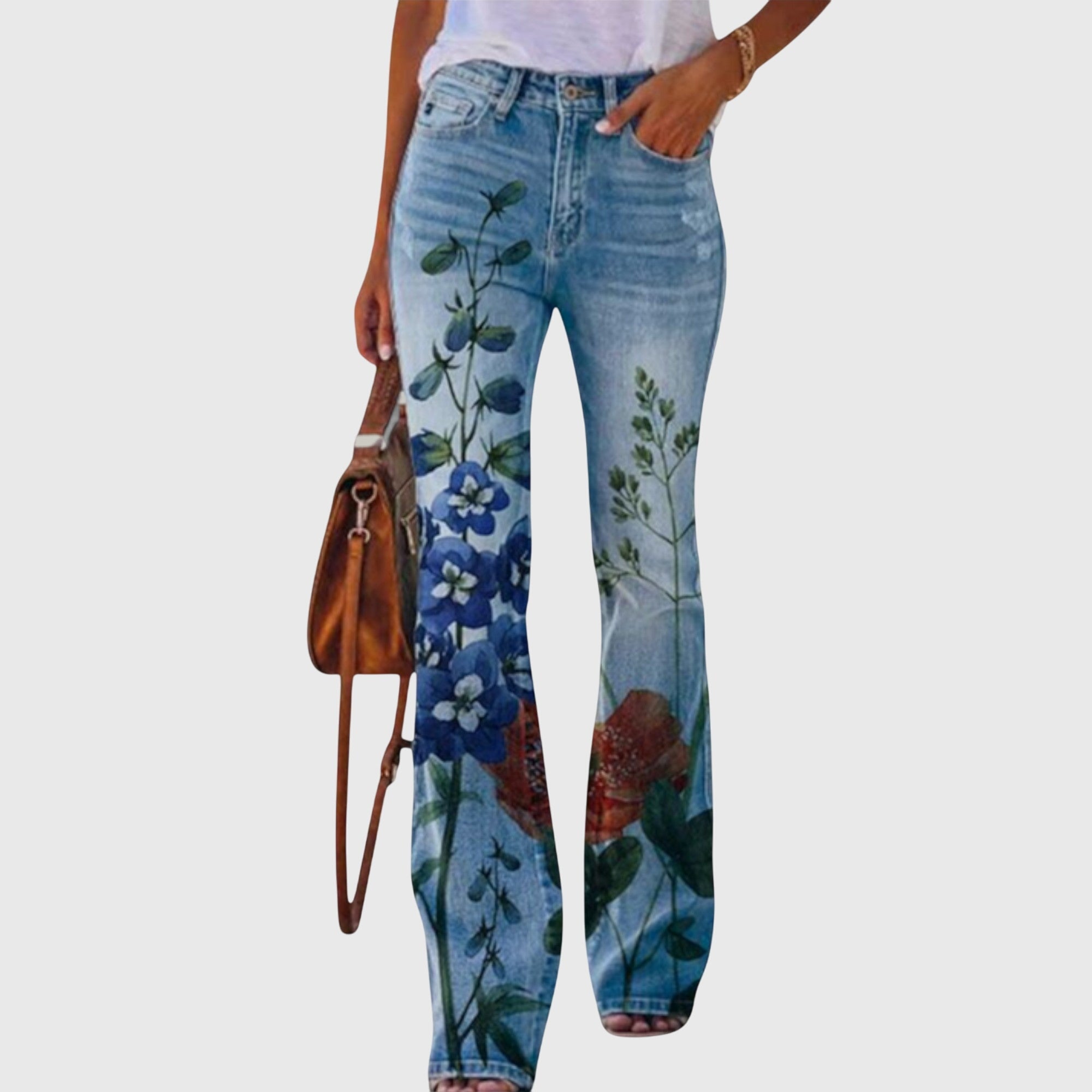 Flora | Wide-Leg Floral Trousers