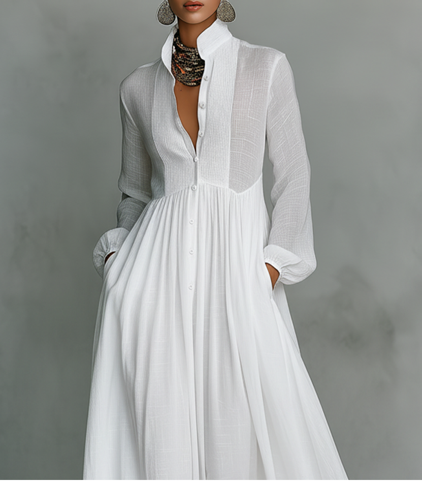 Serena | Long-Sleeve Maxi Dress