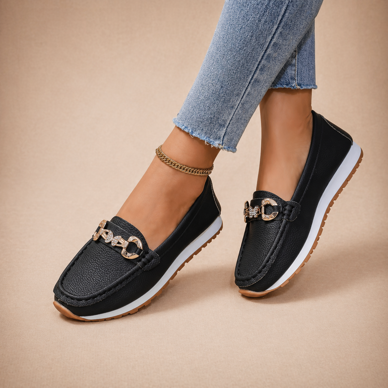 Hannah | Buckle Loafers