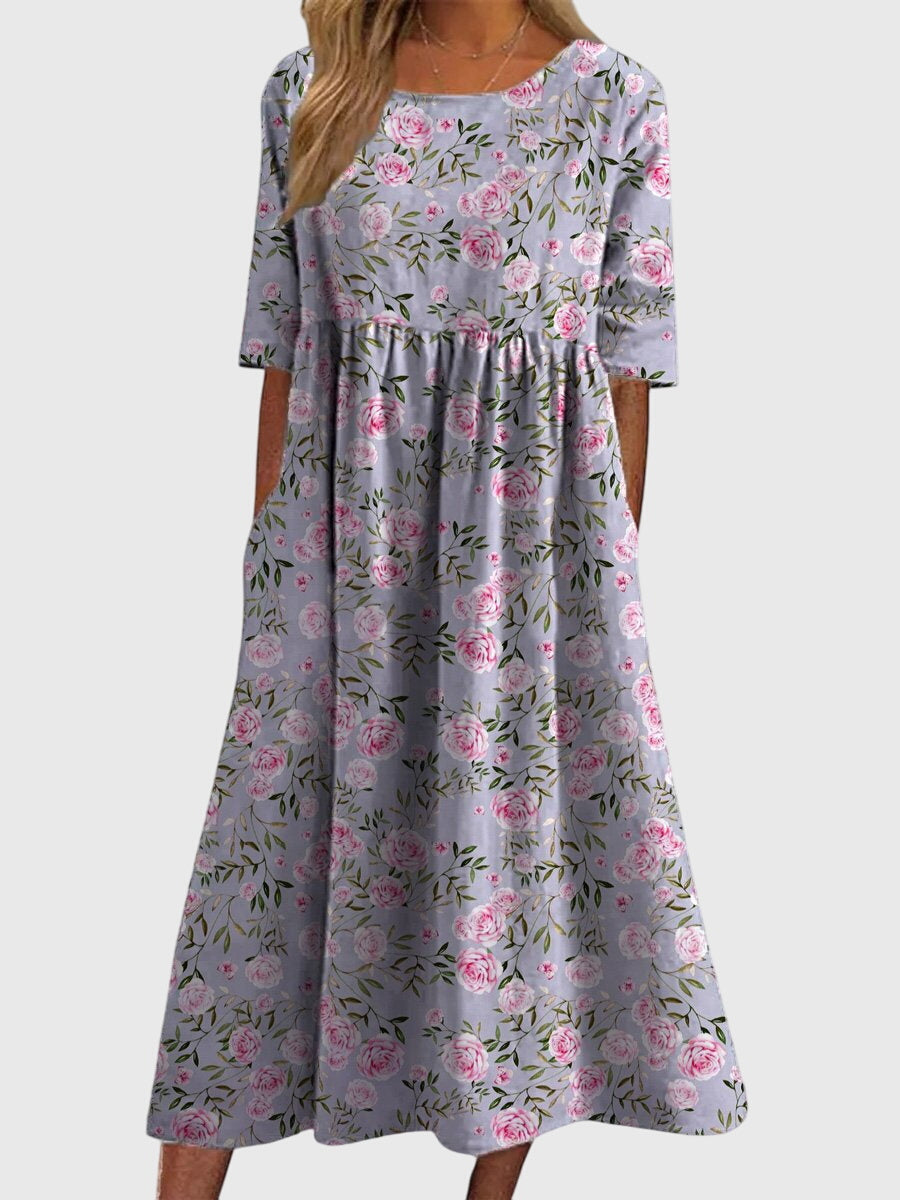 Paloma | Embroidered Midi Dress