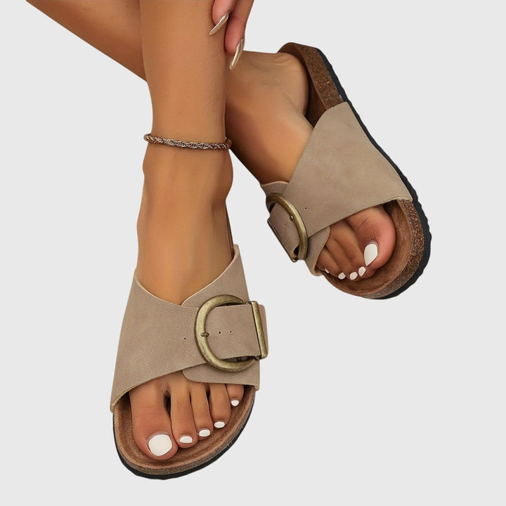 Amber Vintage Buckle Sandals