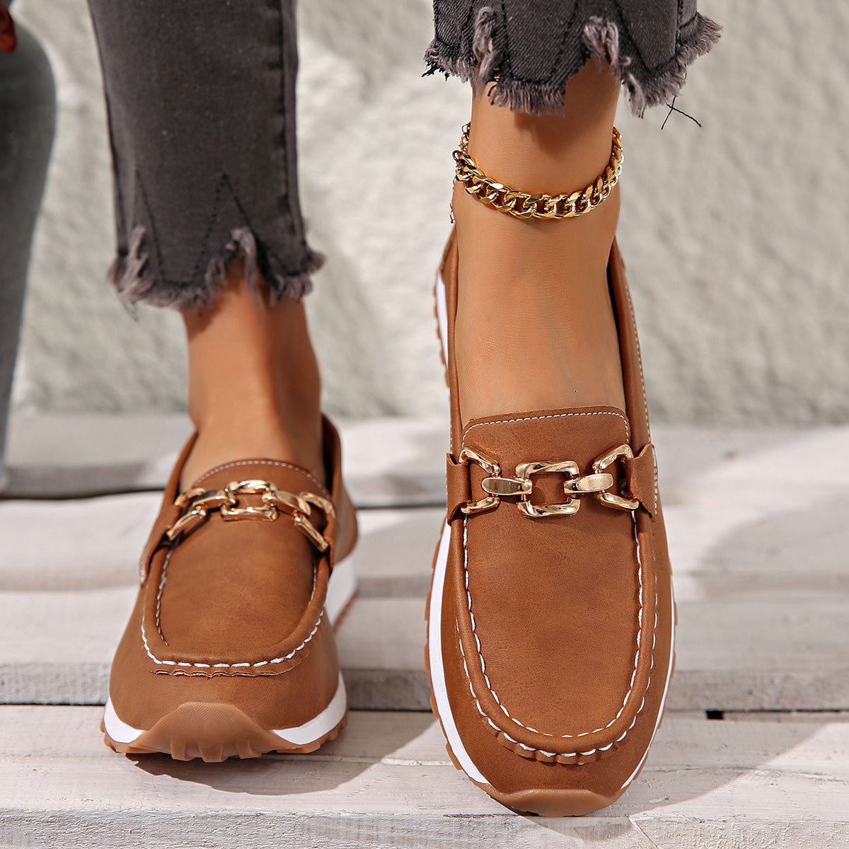 Ella | Orthopaedic Buckle Loafers