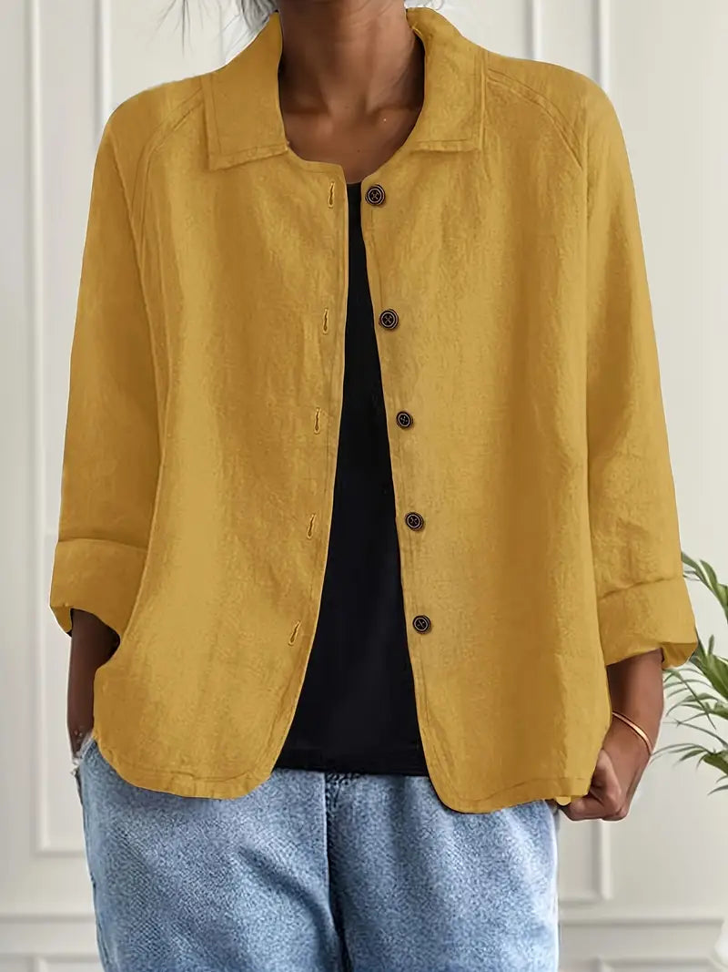 Bernadette | Relaxed Button-Up Jacket