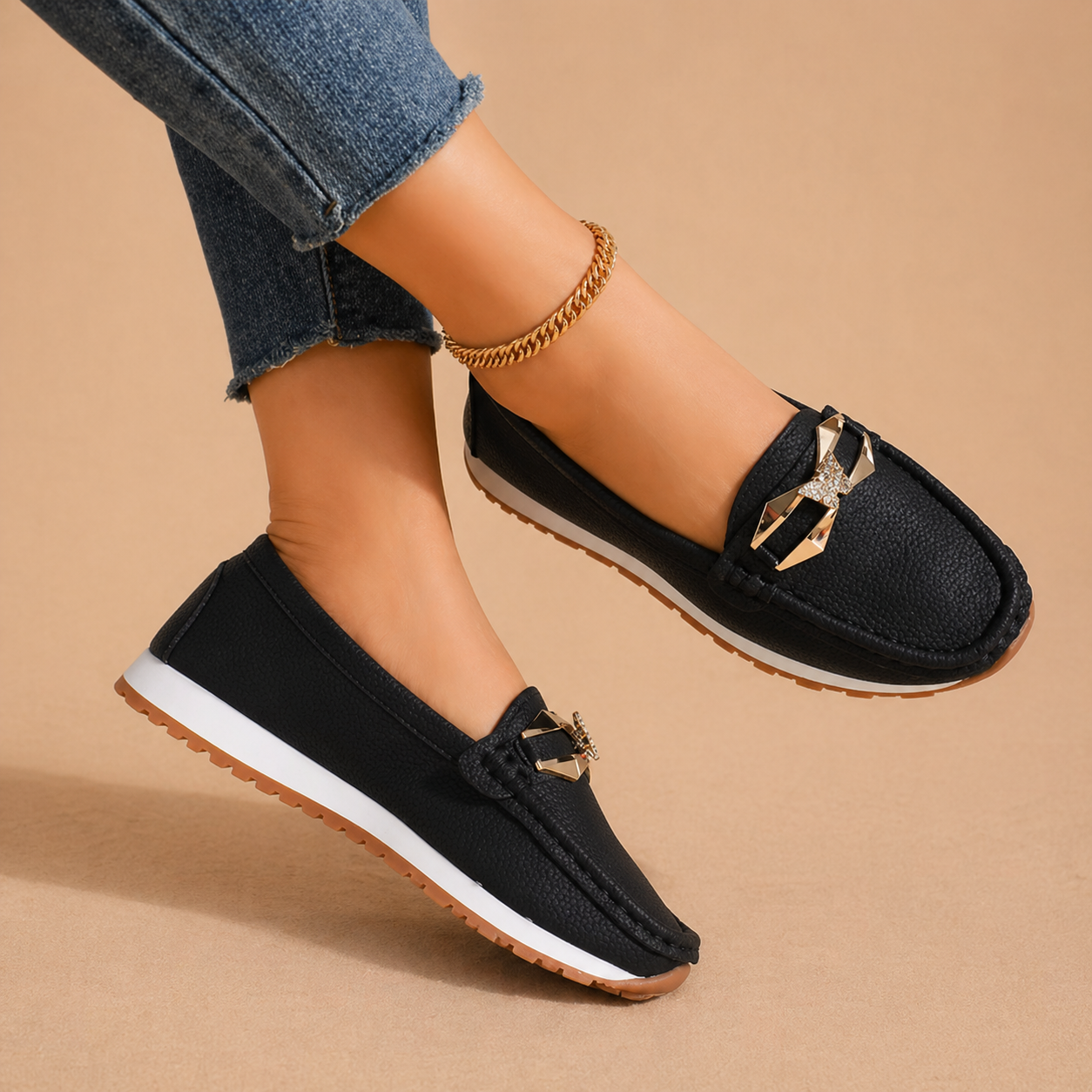 Lily | Buckle Loafers