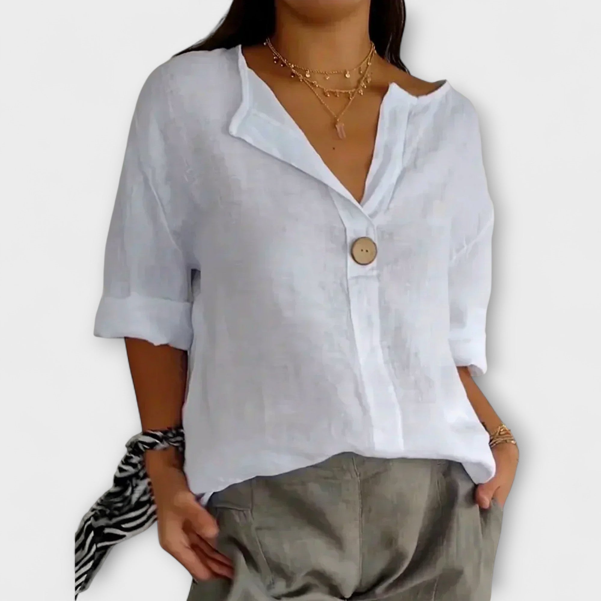 Marguerite | Button Blouse