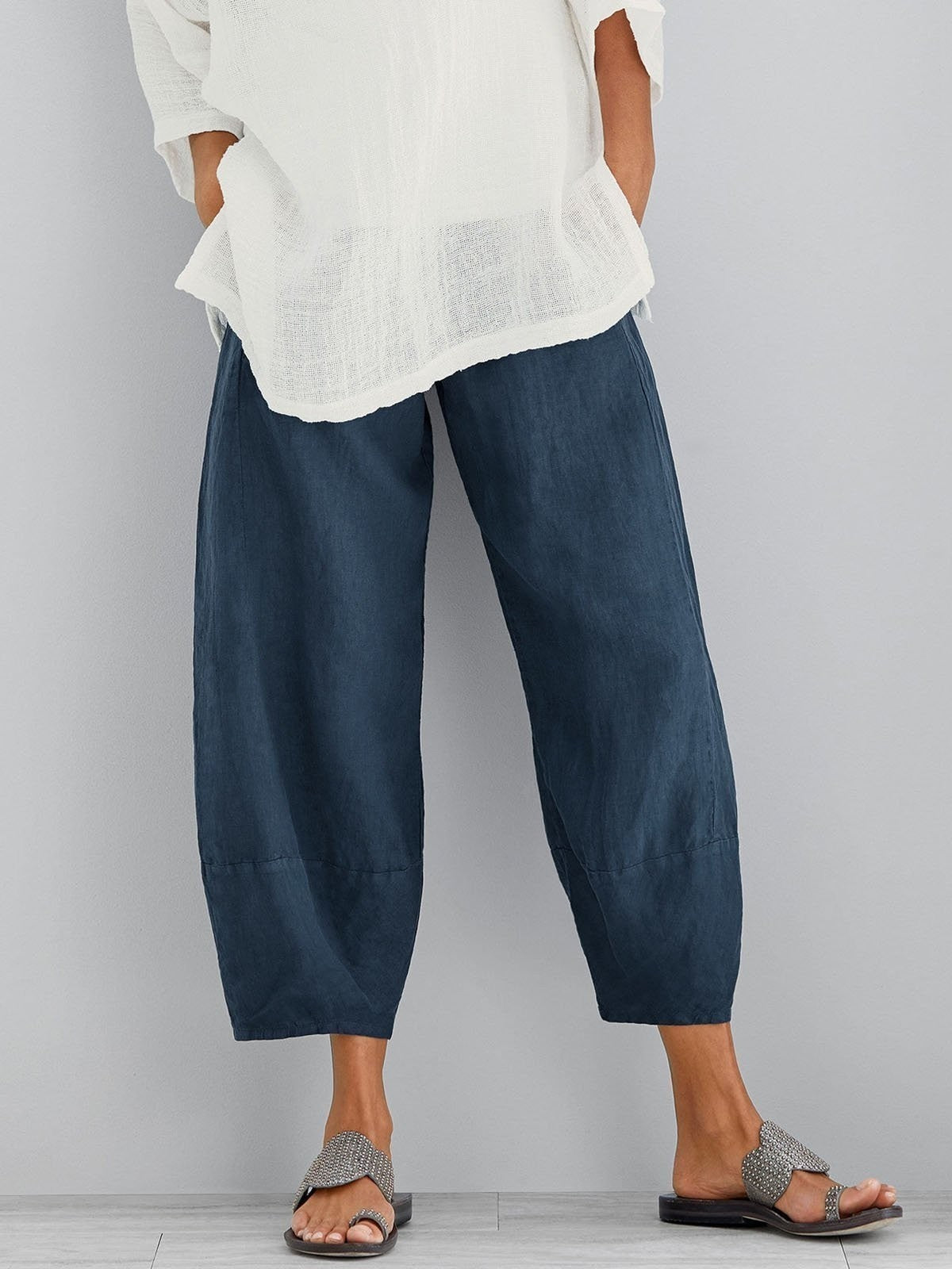 Lucie | Cropped Trousers