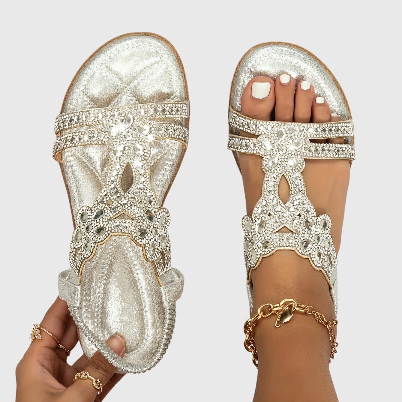 Blessy Embellished Sandals