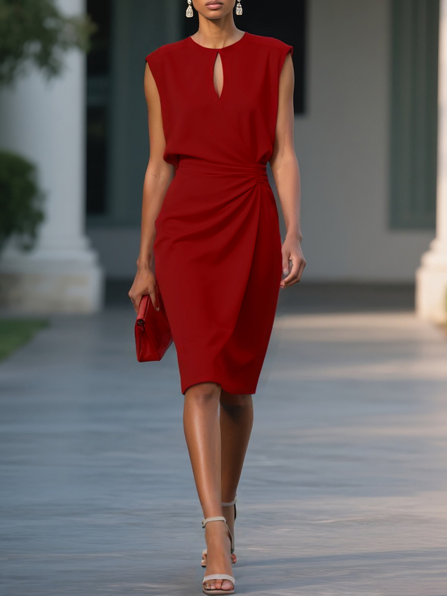 Constance | Ruched Cocktail Dress