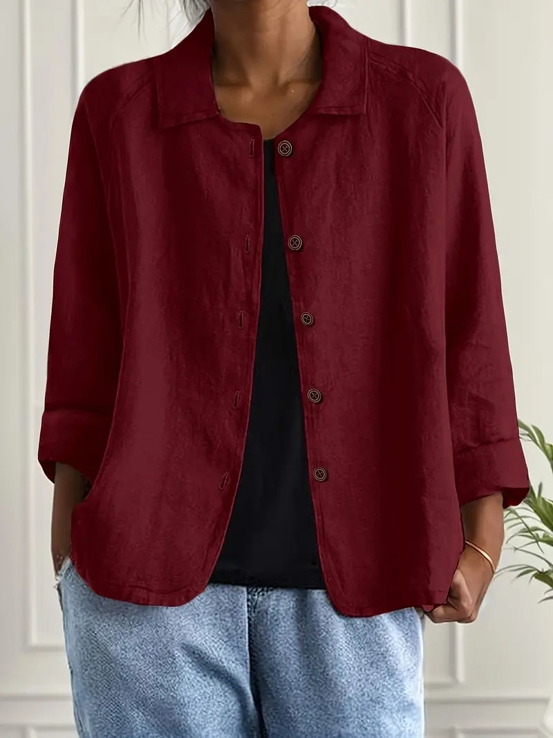 Bernadette | Relaxed Button-Up Jacket