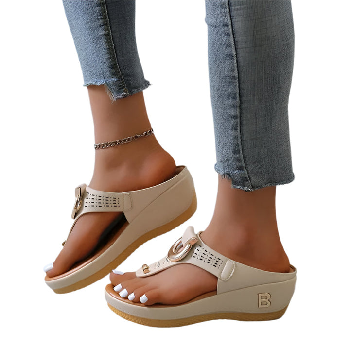 Alicante Cushioned Wedge Sandals