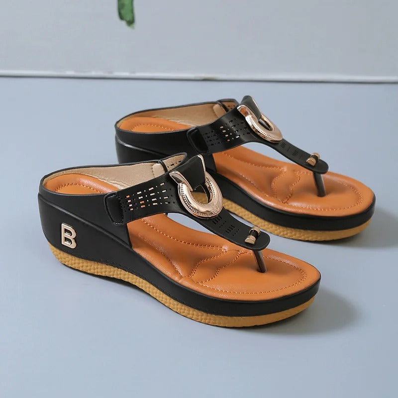 Alicante Cushioned Wedge Sandals