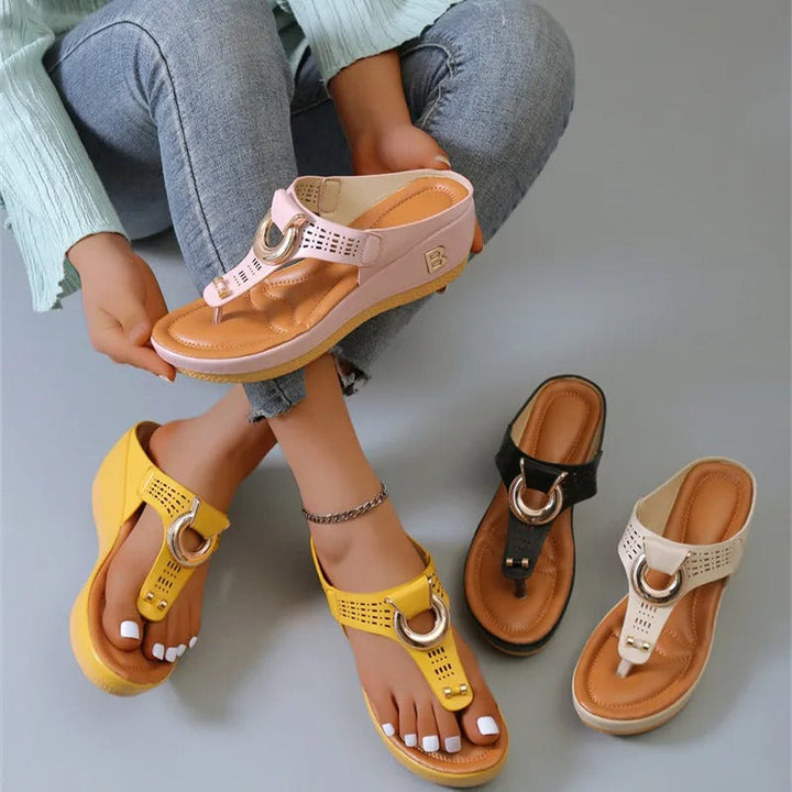 Alicante Cushioned Wedge Sandals