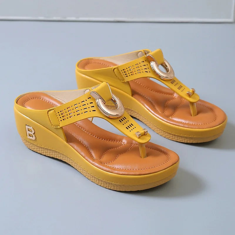 Alicante Cushioned Wedge Sandals