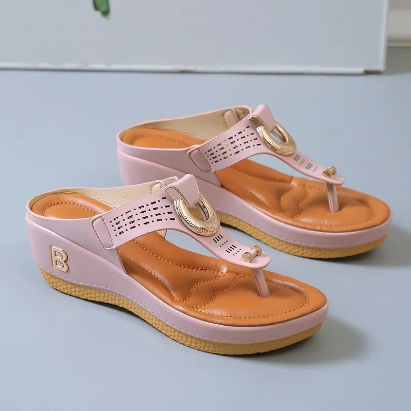 Alicante Cushioned Wedge Sandals