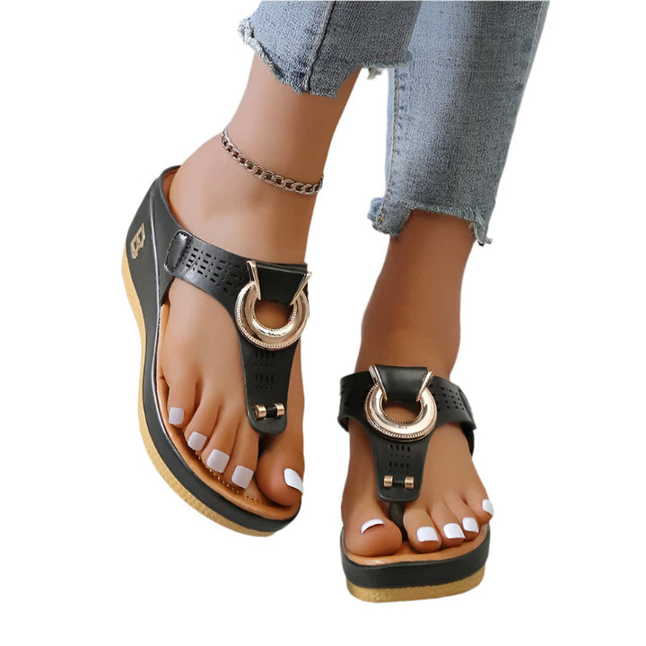 Alicante Cushioned Wedge Sandals