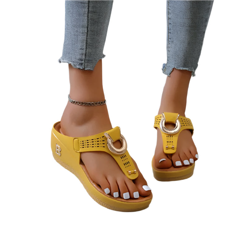 Alicante Cushioned Wedge Sandals
