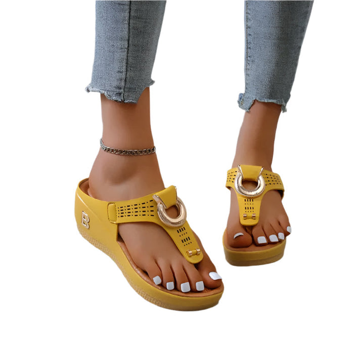 Alicante Cushioned Wedge Sandals