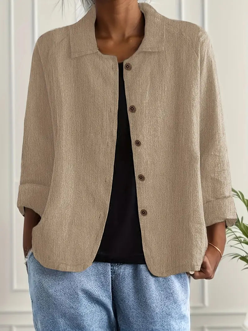 Bernadette | Relaxed Button-Up Jacket